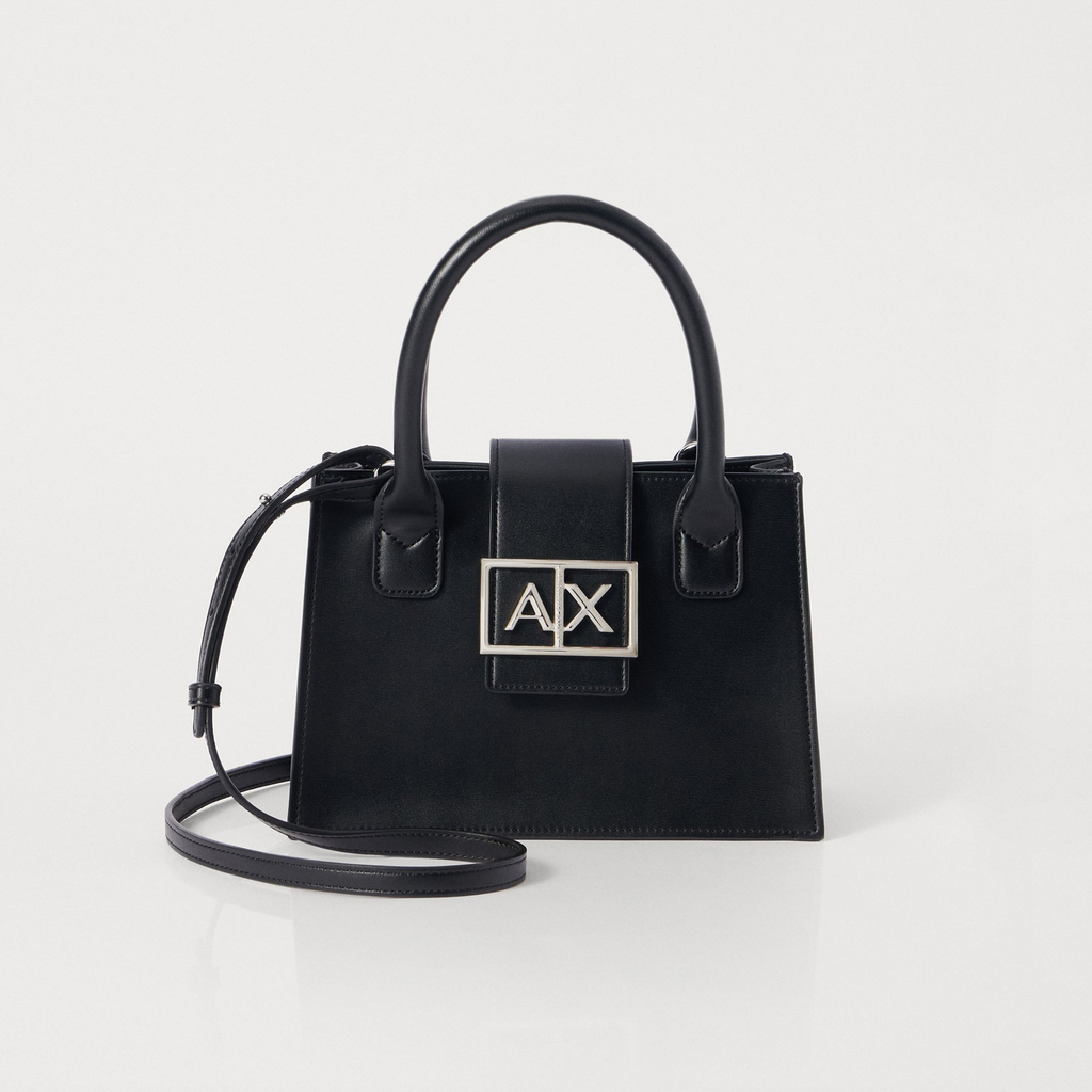Armani Exchange Handbag Satchel - Black