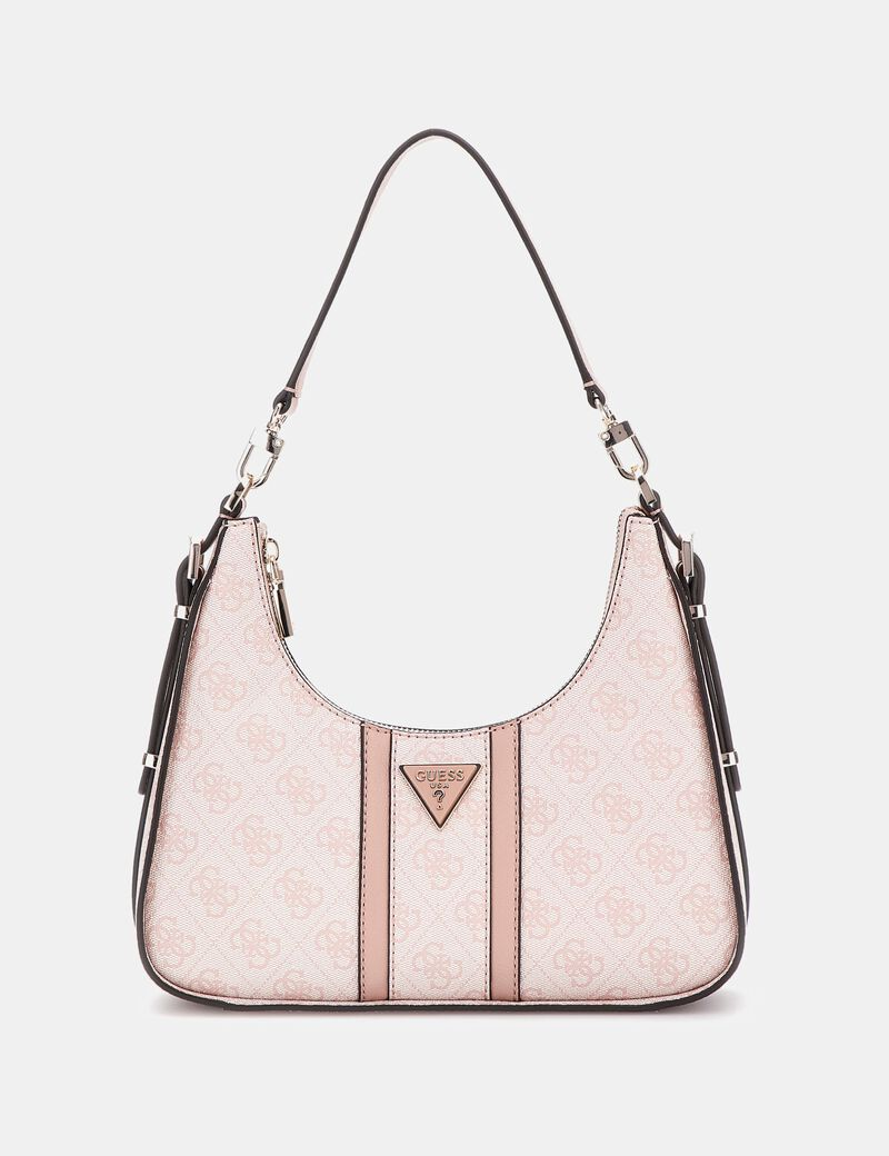 Guess Noreen 4G Logo Shoulder Bag Pink