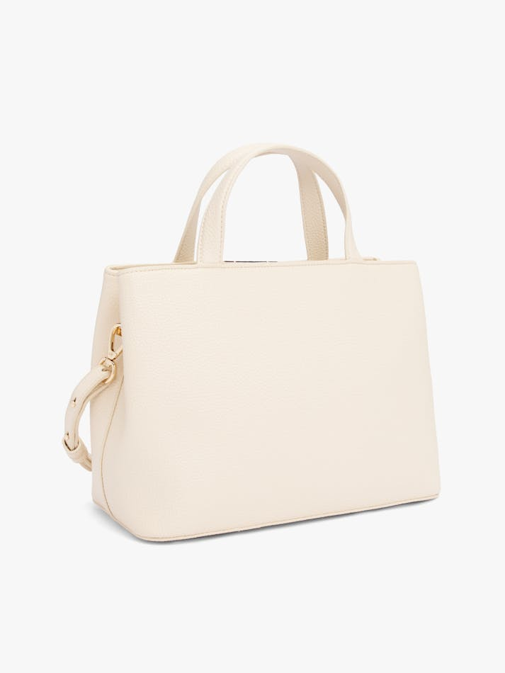 Tommy Hilfiger TH Monogram Satchel Soft Cream