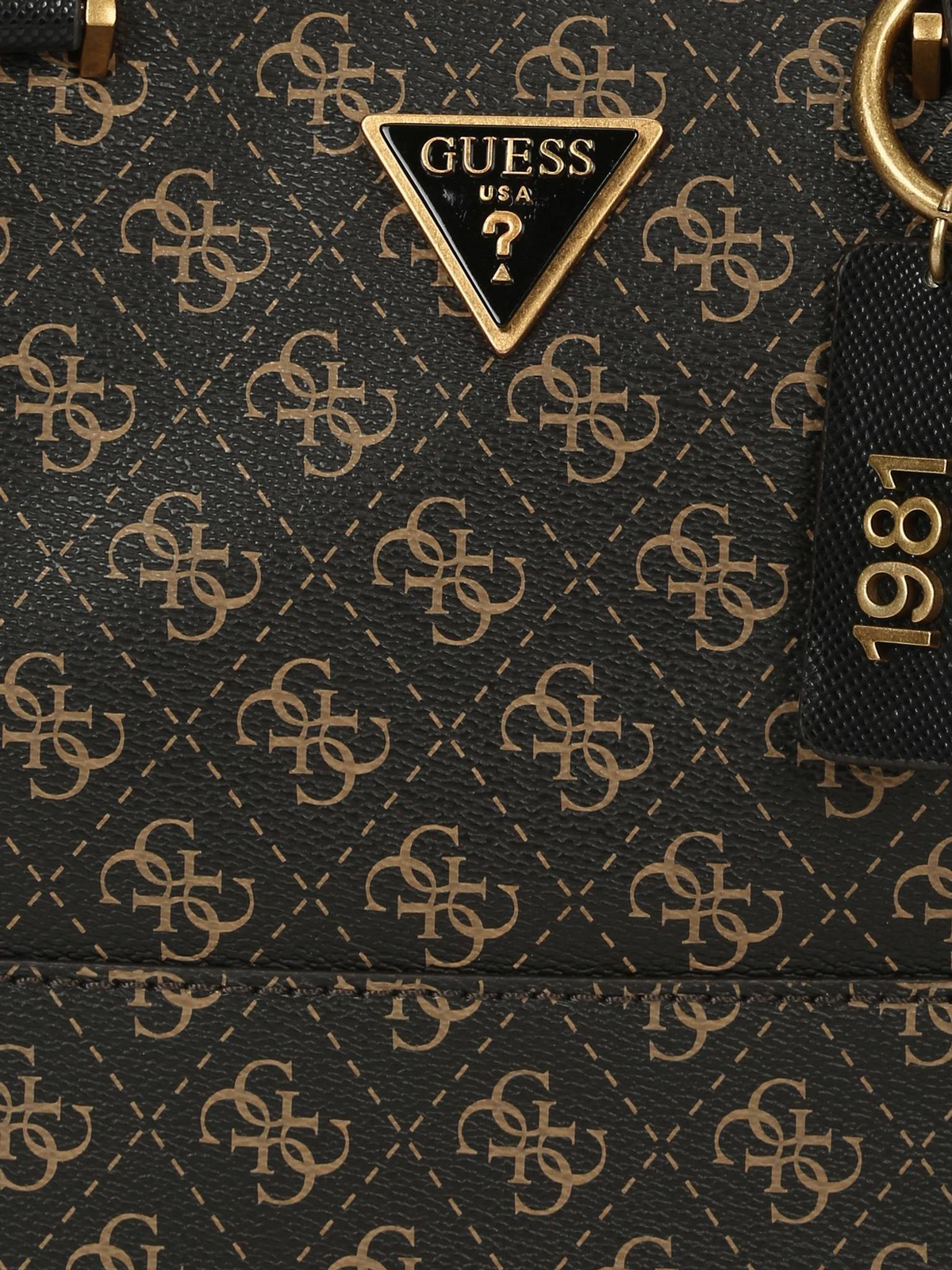 Guess Satchel Bag CORDELIA Brown Color