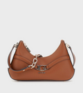 GUESS Dea Crossbody Top Zip Cognac