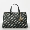 Armani Exchange Logo Graphic Tote Bag Black