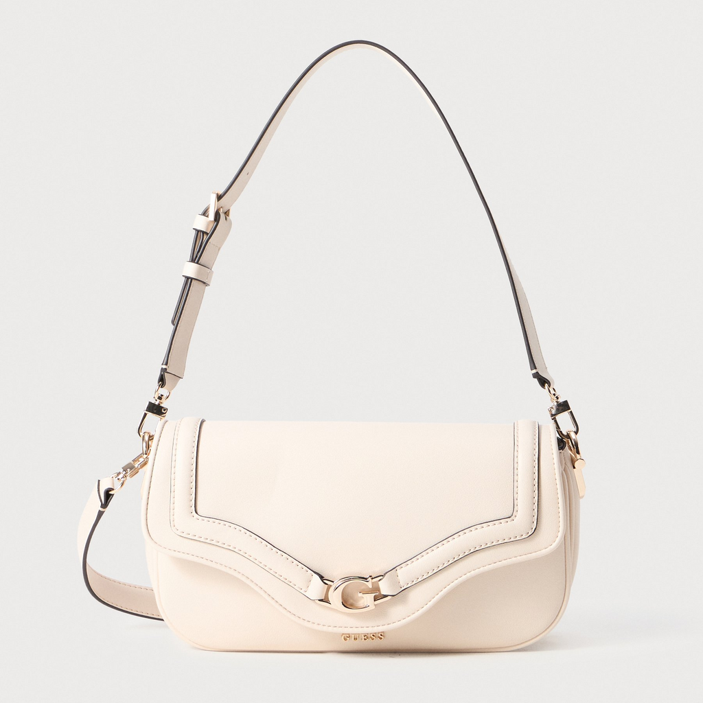 Guess DEA SHOULDER BAG - Cross body bag - Off White