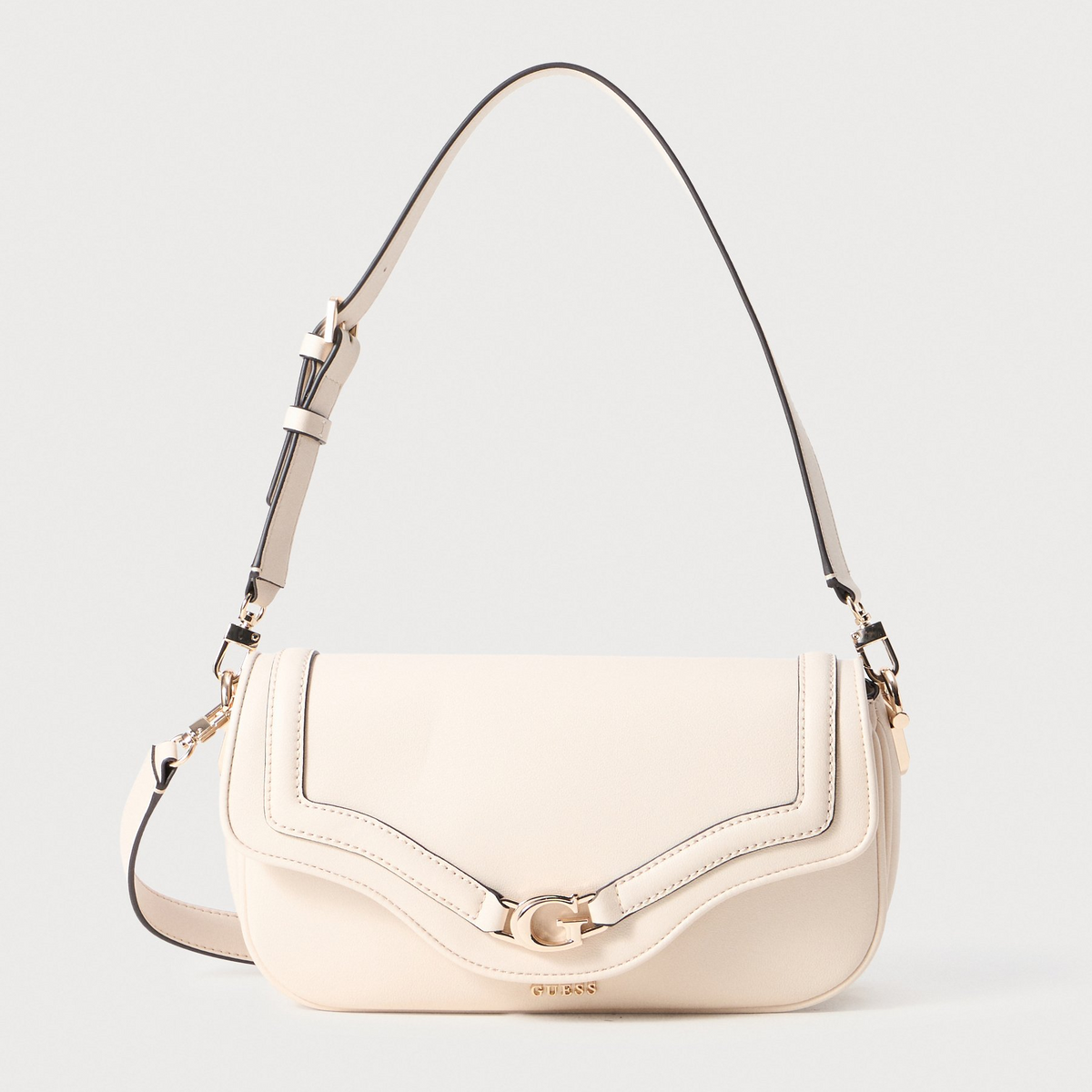 Guess DEA SHOULDER BAG - Cross body bag - Off White