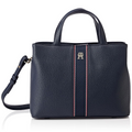 Tommy Hilfiger TH Monogram Satchel Navy