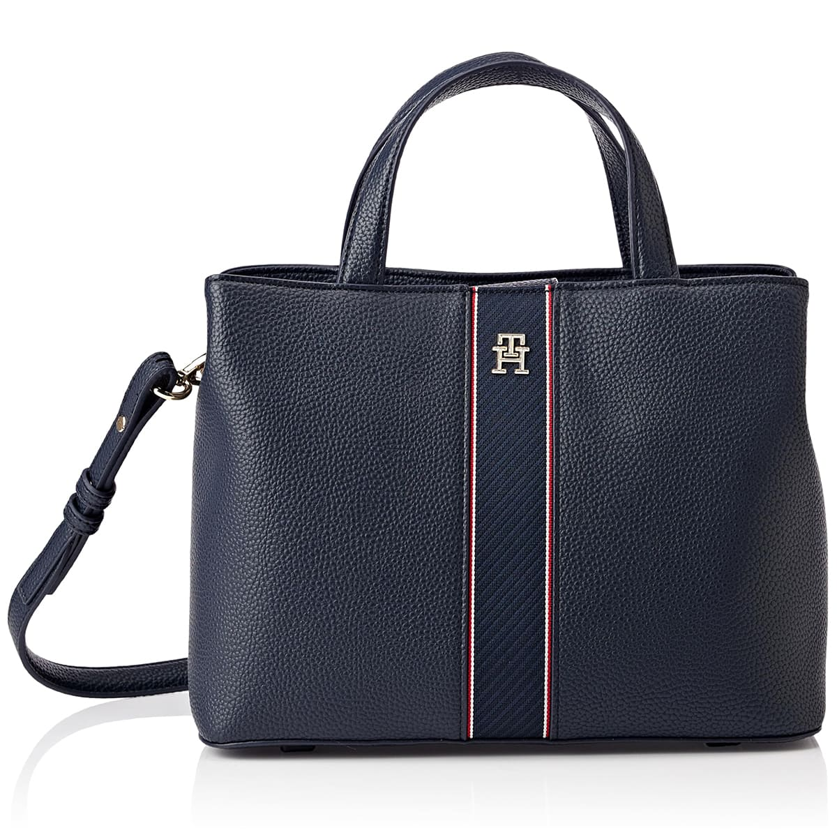 Tommy Hilfiger TH Monogram Satchel Navy