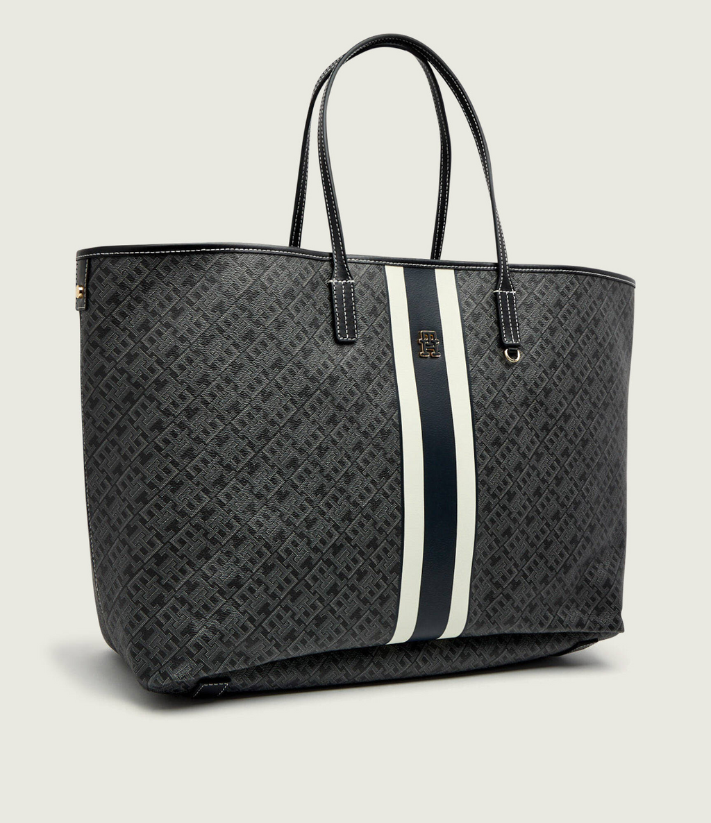Tommy Hilfiger TH Monoplay Tote Bag And Pouch Black