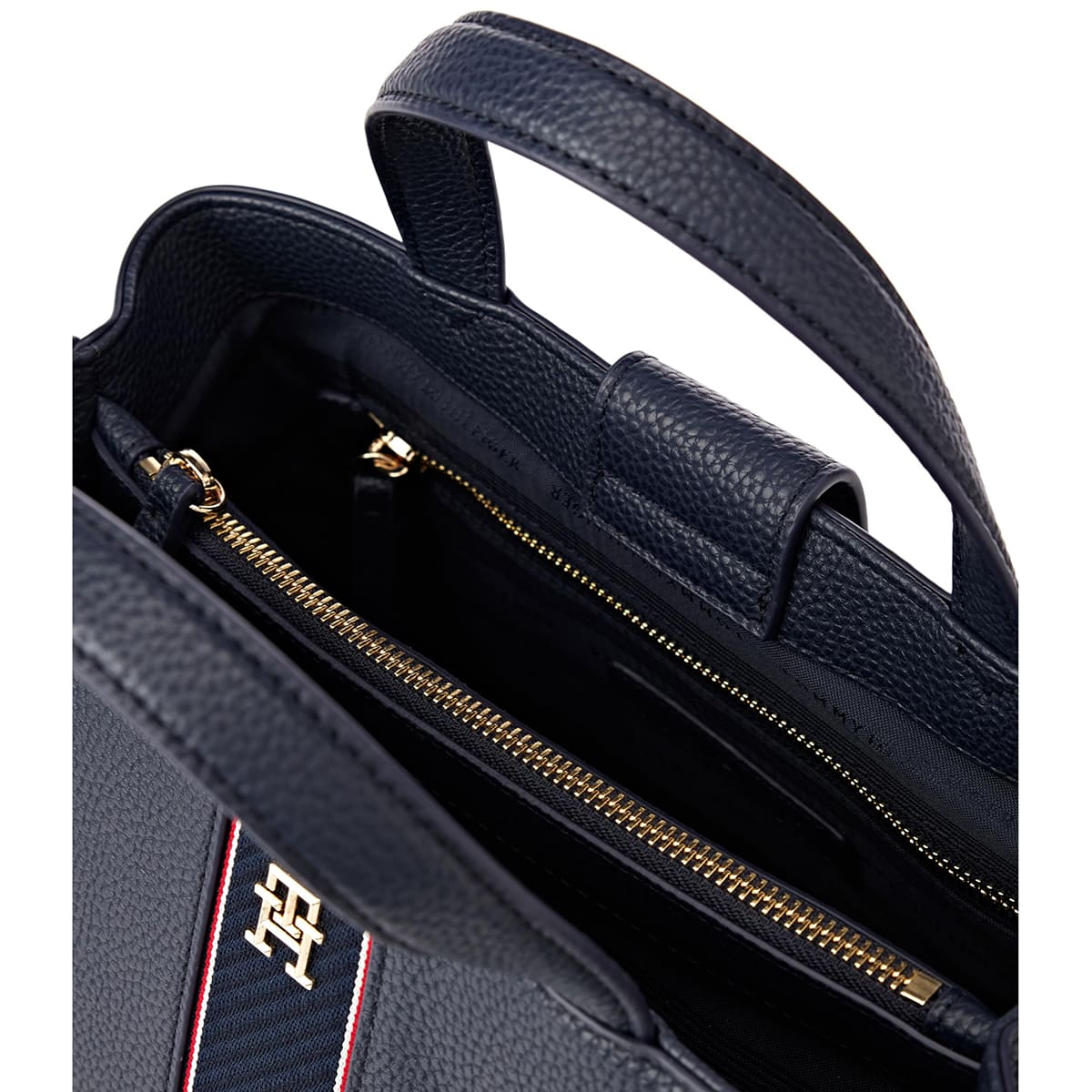 Tommy Hilfiger TH Monogram Satchel Navy