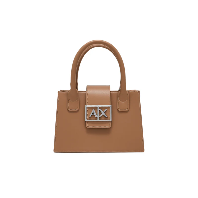 Armani Exchange Handbag Satchel - Tan