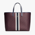 Tommy Hilfiger TH Monoplay Tote Bag And Pouch Burgundy