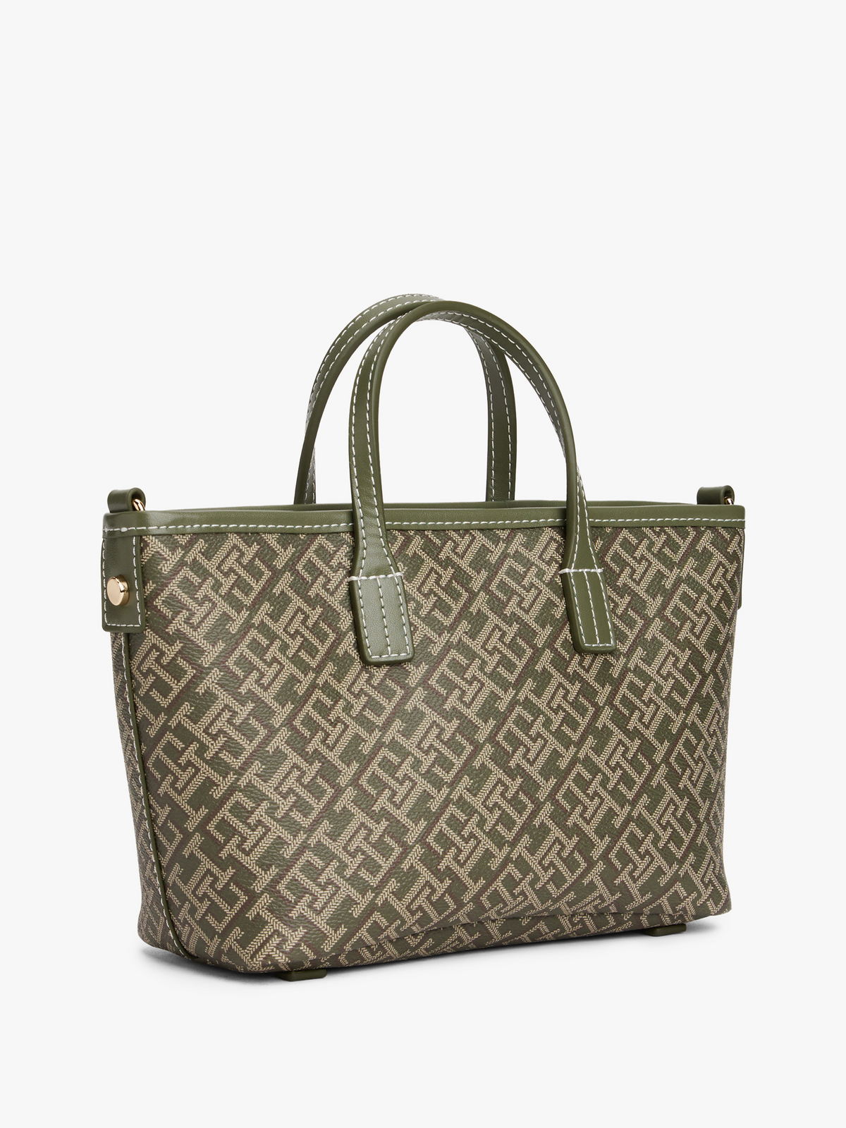 Tommy Hilfiger TH Monoplay Crossbody Tote Bag Olive Green