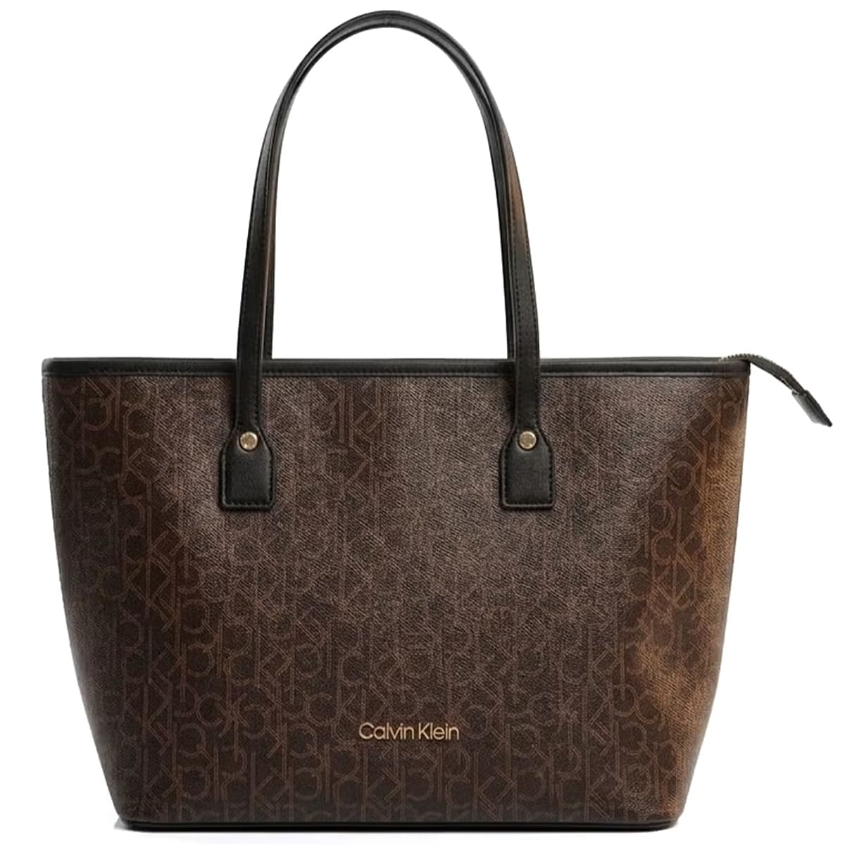 CALVIN KLEIN – Brown Women Shoulder Tote Bag