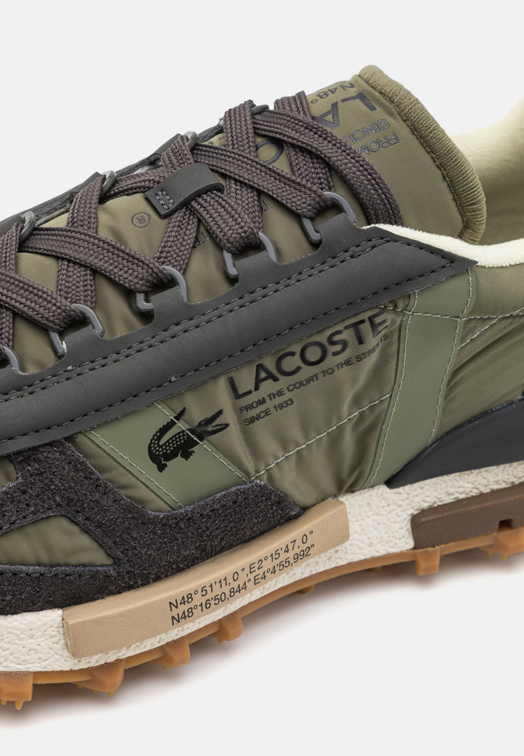 Lacoste ELITE ACTIVE - Trainers - khaki/dark green