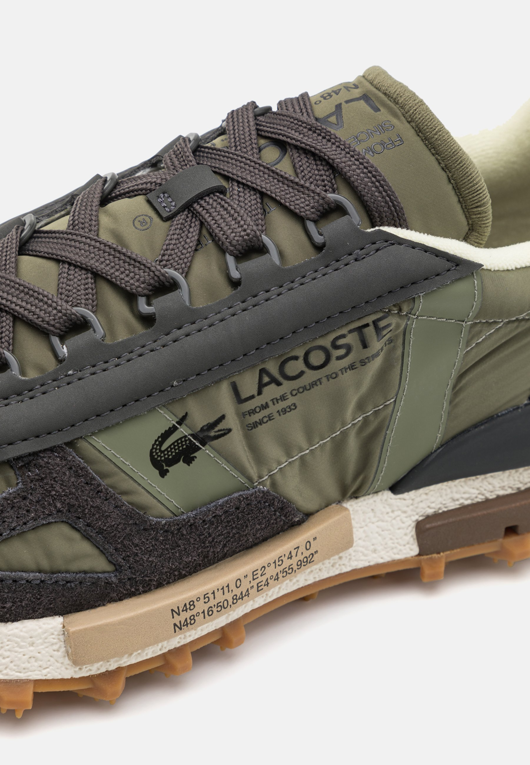Lacoste ELITE ACTIVE - Trainers - khaki/dark green