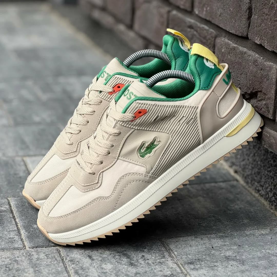 Men's Lacoste mid-season Sports Sneakers Beige