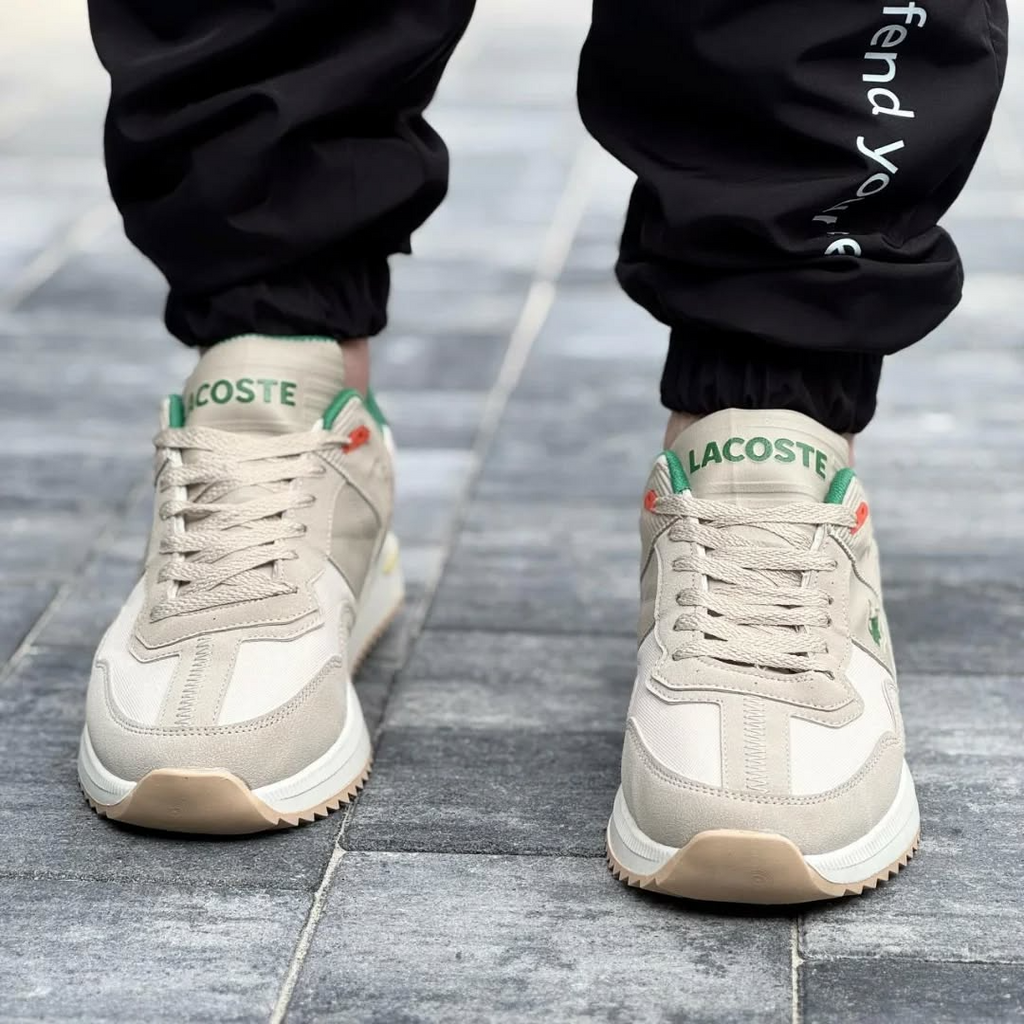 Men's Lacoste mid-season Sports Sneakers Beige