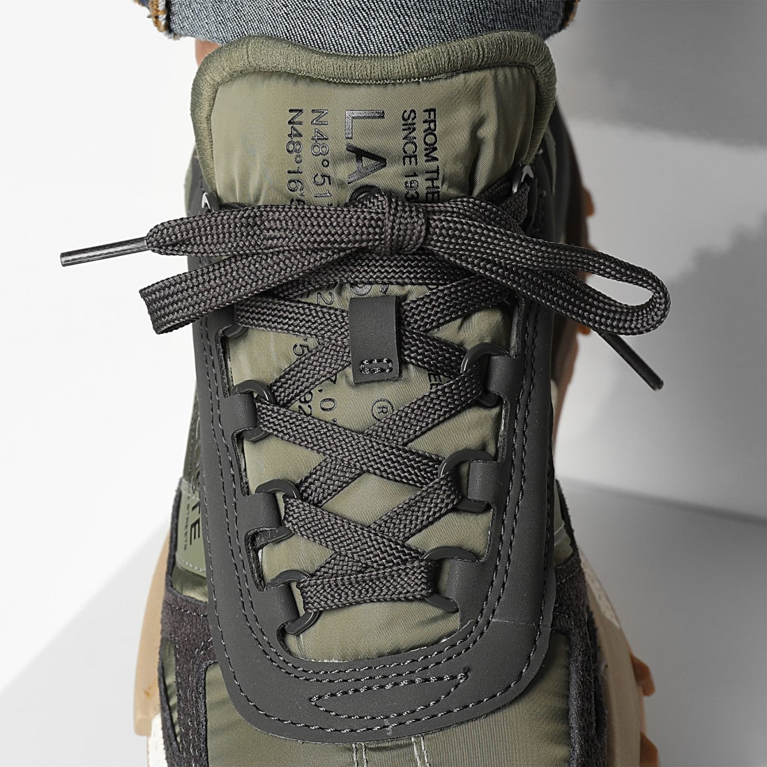 Lacoste ELITE ACTIVE - Trainers - khaki/dark green