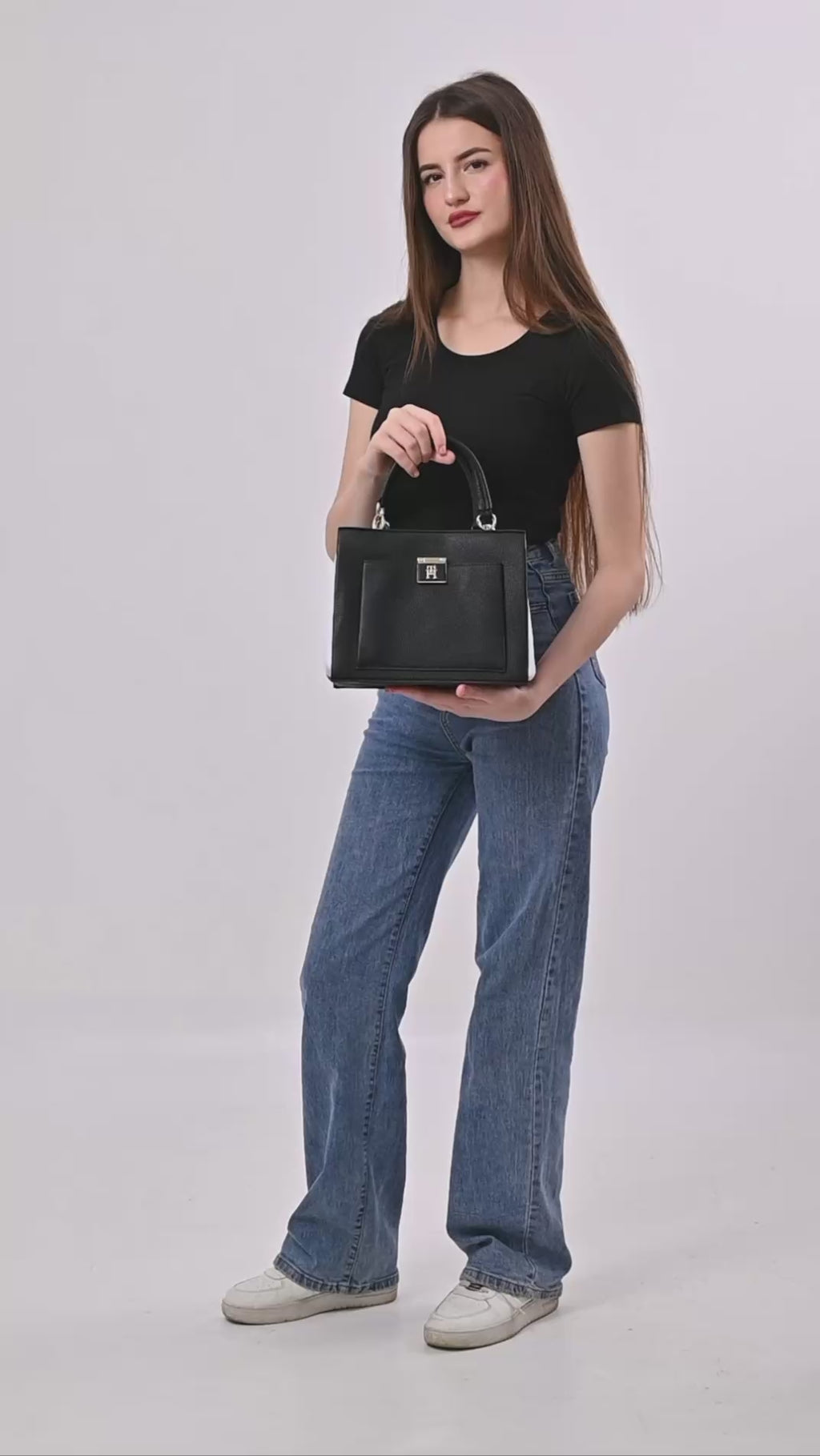 Tommy Hilfiger Black Mini Tote Bag