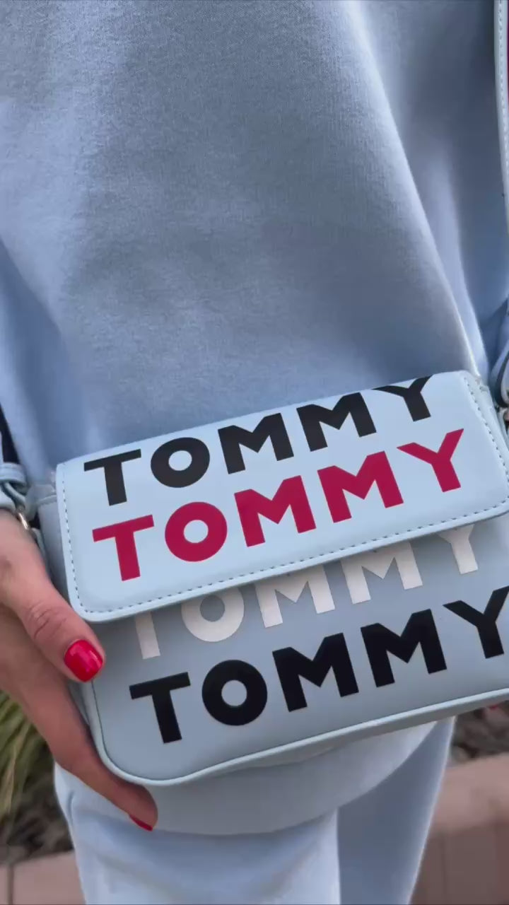 TOMMY HILFIGER HANDBAG TH Heritage Mini Crossover Tommy – SKY