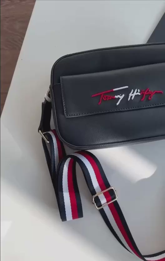 Tommy Hilfiger Blue Women Crossbody Bag Aw0Aw11073
