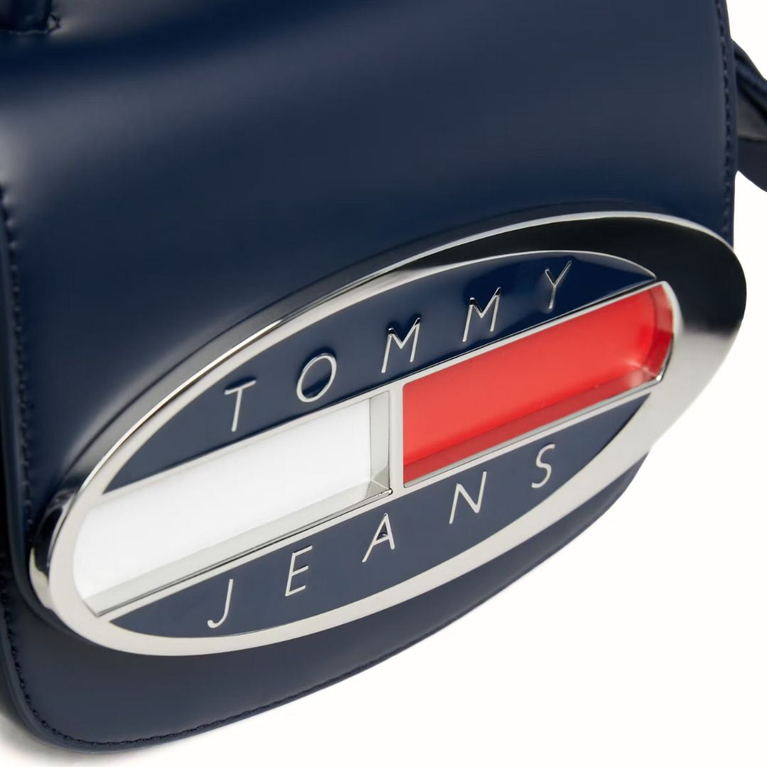 Tommy Hilfiger Jeans Origin Plaque Crossover Bag - NVY