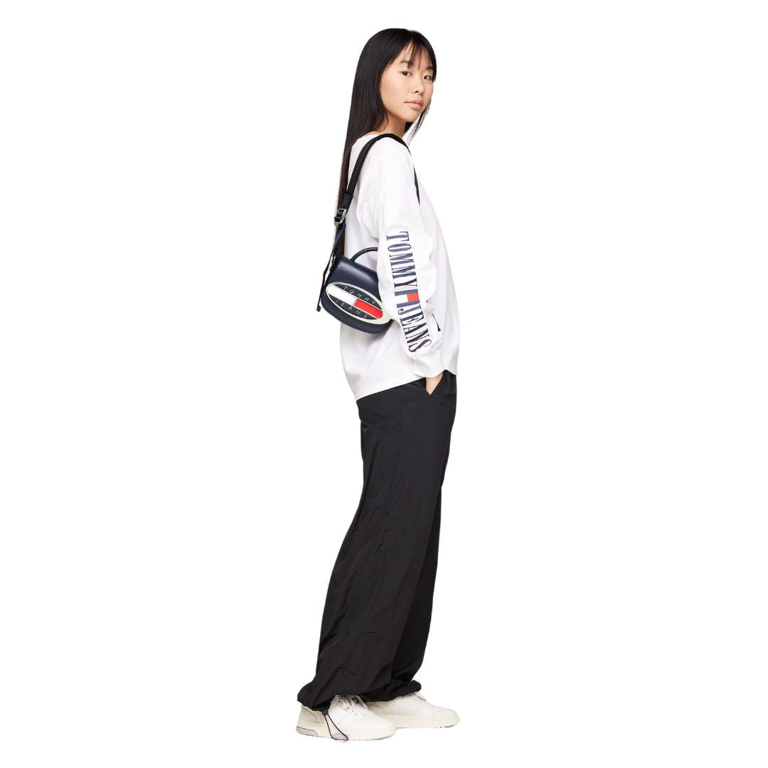 Tommy Hilfiger Jeans Origin Plaque Crossover Bag - NVY