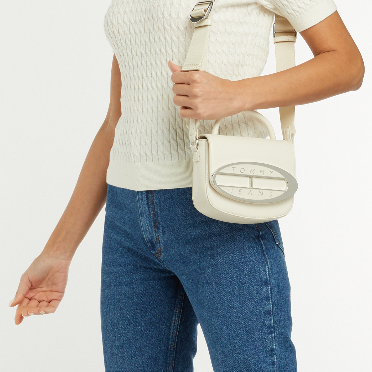 Tommy Hilfiger Jeans Origin Plaque Crossover Bag -TB72