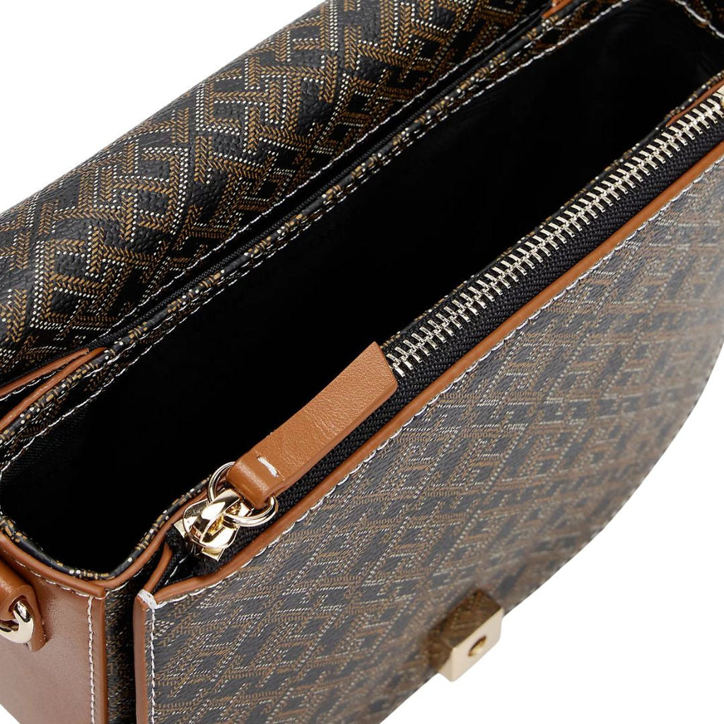 Tommy Hilfiger TH Monoplay Crossbody Saddle Bag\Brn - TB61
