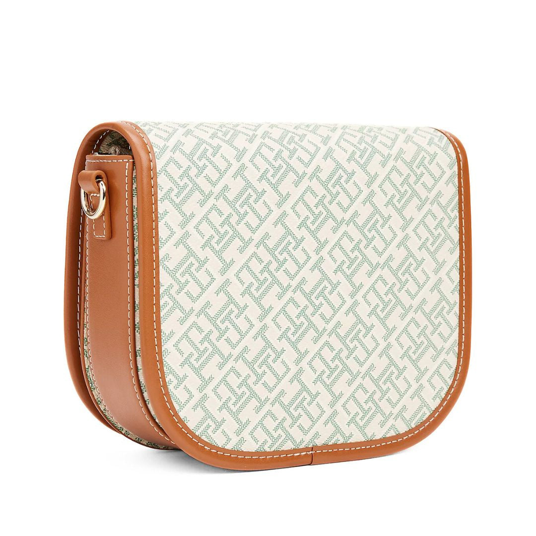 Tommy Hilfiger TH Monoplay Crossbody Saddle Bag\Grn -TB59