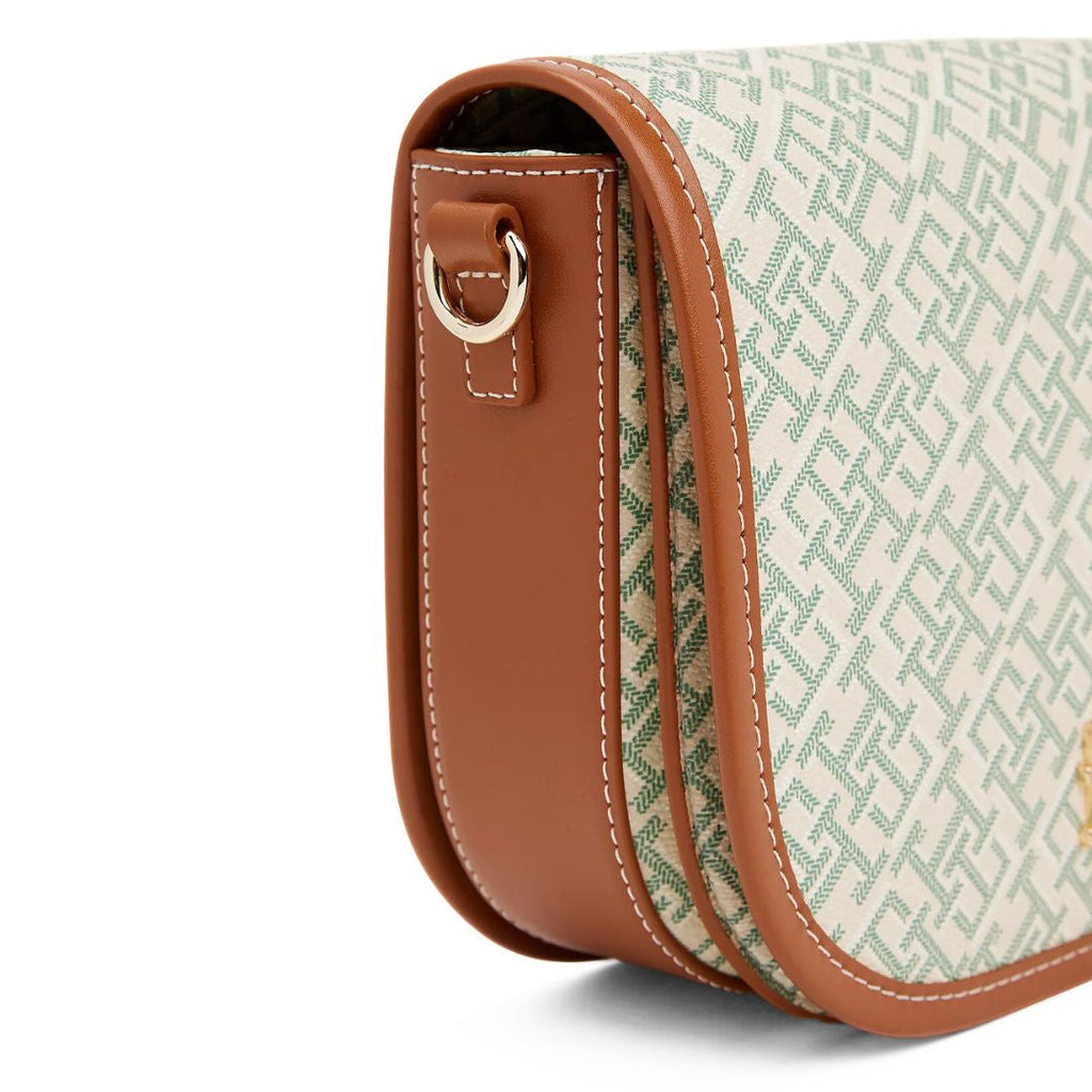 Tommy Hilfiger TH Monoplay Crossbody Saddle Bag\Grn -TB59