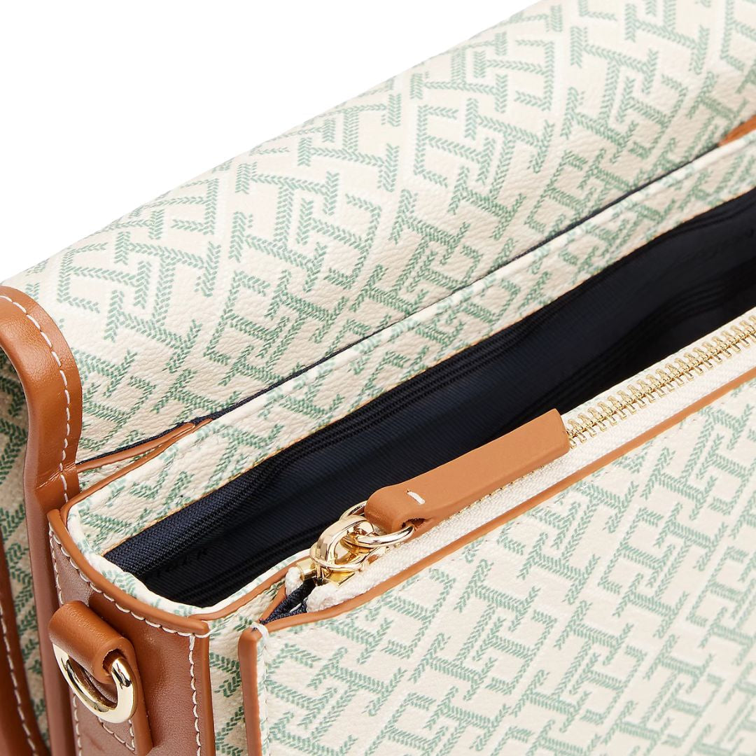 Tommy Hilfiger TH Monoplay Crossbody Saddle Bag\Grn -TB59